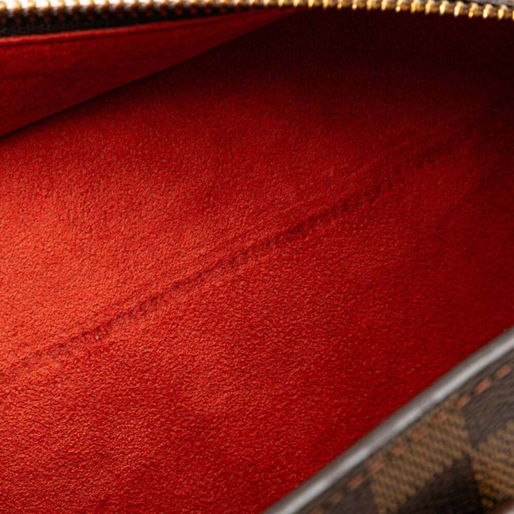 LOUIS VUITTON Authentic Brown Damier Leather Tote Bag - Picture 8 of 15